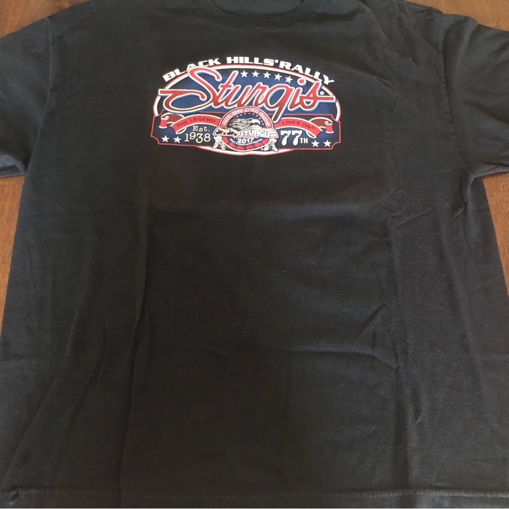 Sturgis Black Hills Rally Men's Black T-Shirt